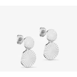 SØLV SCARLETT DOBBELT ØRERINGE - By Grundled
