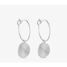 SCARLETT HOOP SØLV - By Grundled