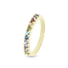 RAINBOW RING FORGYLDT - Ringe