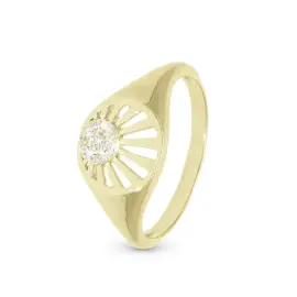 FORGYLDT OCEAN SUNSET RING - Ringe