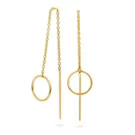 GULD BALANCE ØRERING CIRKEL - Arne Nordlie