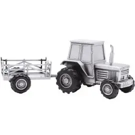 FORTRINNET SPAREBØSSE TRAKTOR MED VOGN - Sparebøsser