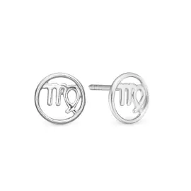 SØLV STJERNETEGN ØRESTIKKER "JOMFRU" - Sølv øreringe