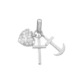 SØLV CIRCLE OF HAPPINESS VEDHÆNG - 