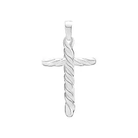SØLV SNOET KORS - 
