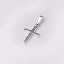 SØLV KORS VEDHÆNG - 