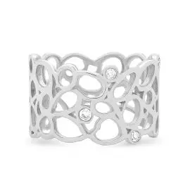 14KT HVIDGULD RING MED BRILLANTER - Nuran