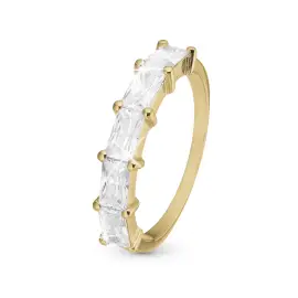 FORGYLDT RING MED ZIRKON - Ringe
