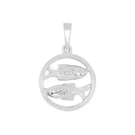 SØLV FISKEN VEDHÆNG - Halskæde & Vedhæng