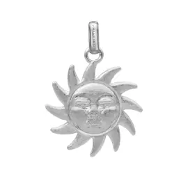 SØLV GLOWING SUN VEDHÆNG - Vedhæng