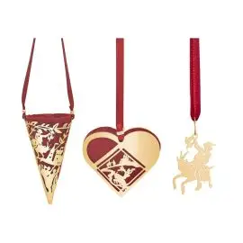 JULEOPHÆNG 3 STK MED KLODS HANS - Jul