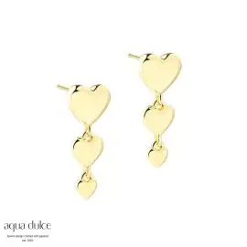 FORGYLDT KARLA & ME LONG ØRERINGE - Aqua Dulce