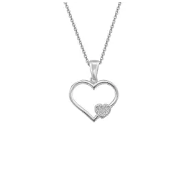 SØLV HJERTE VEDHÆNG - JewelTime