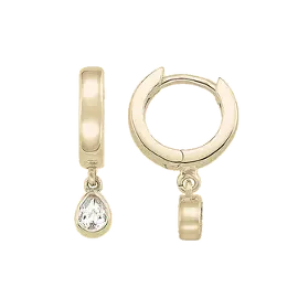 FORGYLDT ØRERING MED ZIRKON - JewelTime