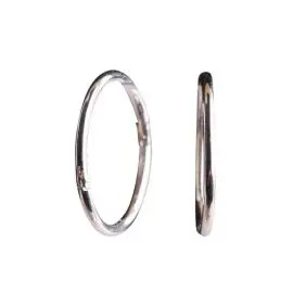 SØLV CREOL 18MM - Sølv øreringe