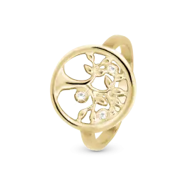 FORGYLDT TREE OF LIFE RING - Ringe