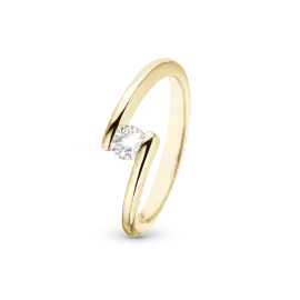 FORGYLDT SUPERNOVA RING MED TOPAS - Ringe