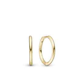 FORGYLDT SHINY CREOL - Øreringe