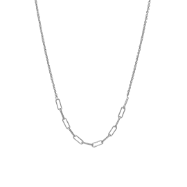 SØLV JOINED HALSKÆDE - Halskæde
