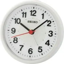 SEIKO VÆKKEUR RUND HVID - Seiko