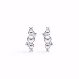 SØLV SOPHIA ØRERINGE - Guld &amp; Sølv Design