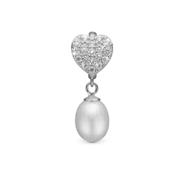 SPARKLING HEART CHARM - Charms