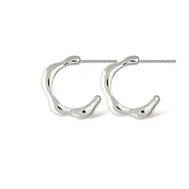 SØLV HARMONY LARGE HOOPS - Jeberg