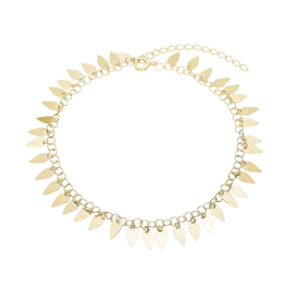 FORGYLDT ANKELKÆDE - Ankelkæde