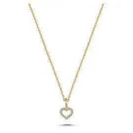 14KT GULD HJERTE VEDHÆNG - Smykker