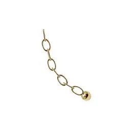 FORGYLDT KÆDE MED KUGLE TIL MULTI COLOR ARMRING - Heiring