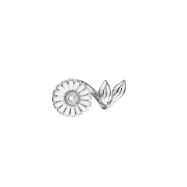 MarguerIte with Leafs, silver - Charms