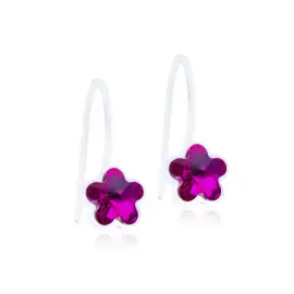 PENDANT FIXED FLOWER 6MM FUCHSIA - Børn